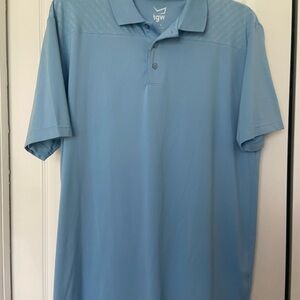 TGW Men's Sky Blue Performance Polo